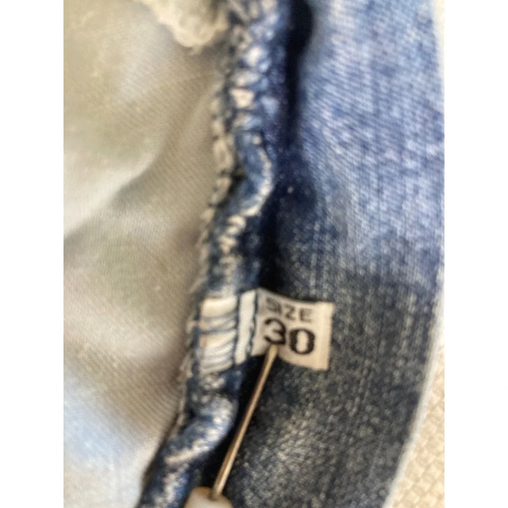 Armani Jeans Women's Blue Denim High‎ Waist Size 30 Slim Fit Jeans Made in Italy